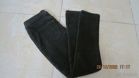 Kalhoty, džíny H&M, černé, vel. 122, trika - 1