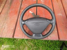 Ford Galaxy zadní naraznik a kapota + slušn volat s airbagem
