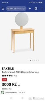 Kosmetický stolek