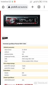 Pioneer MVH-150UI