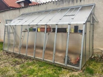 Zahradní skleník ke zdi VARIANT