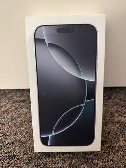 Novy Apple iPhone 16 Pro Max 1TB White. 2 roky CZ zaruka