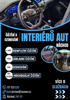 Čištění a ozonování interiérů aut Náchod - 1