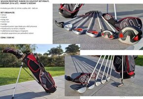 Wilson ProStaff Junior JGI golfový set pravý