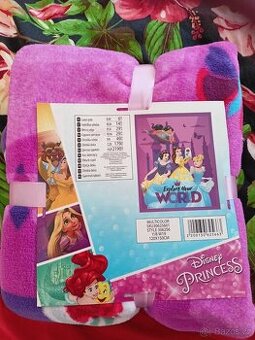 Deka dětská, nová, Disney, Princezny - 1