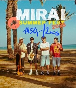 MIRAI SUMMER FEST LIBEREC - 2 vstupenky