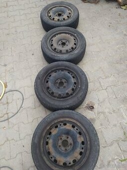 Plechy 5x100 pneu 5mm letní - 1
