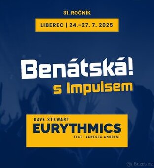 Celofestivalové vstupenky - BENÁTSKÁ S IMPULSEM