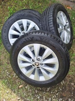 Alu kola 5x100 originál Škoda Kamiq, Scala 205/60 R16