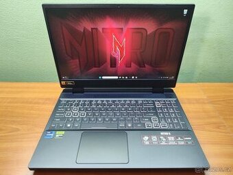 Nepoužitý Nitro 5,RTX 4060-140w,i9,DDR5-ZÁRUKA