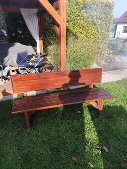zahradní set stůl a 2 lavice