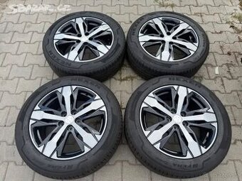 4x al kola 5x108 + pneu letní 225/55 R18