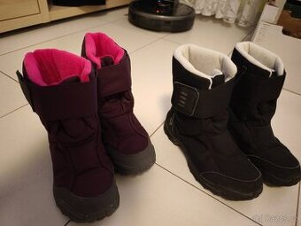 Zimní boty pro dvojčata