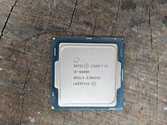 Intel i5 6600K až 3.9 GHz - 4 jádra - 4 vlákna - 6 MB