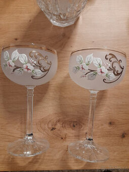 Sklenice malovaná Nový Bor 2 ks