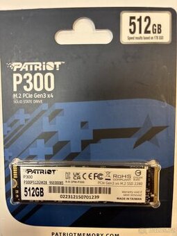 PATRIOT P300 512GB SSD M.2 NMVe