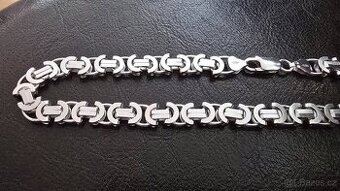 Stříbrný řetízek - řetěz 60x0,84 cm (královská vazba)