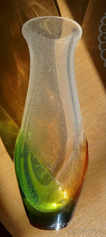 Váza z hutního skla, František Špinar.