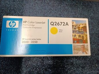 Originální toner HP 309A Žlutá (Q2672A), Žlutá 4000 stran