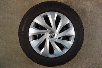 VW Polo, Škoda Fabia, disky 5x100 185/65/15 zimní + poklice