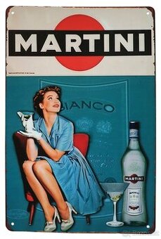 kovová cedule do baru ,Martini´ - 1