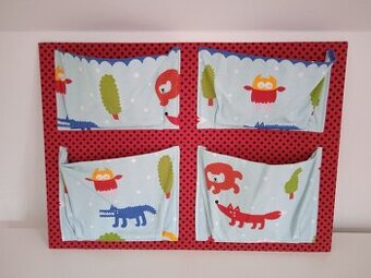 Dětský kapsář na zeď - 2 druhy - 1