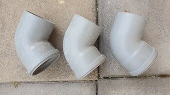 Kanalizační trubky, kolena, odbočky, redukce a jiné