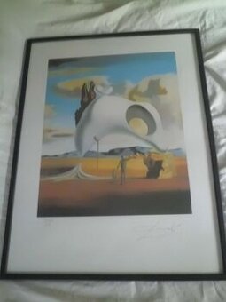 SALVADOR DALÍ - Originál velký Obraz - Číslovaná LITOGRAFIE
