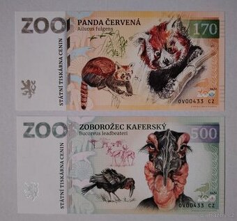 ZOOlar - pamätná suvenírová bankovka SK-CZ-PL ZOO