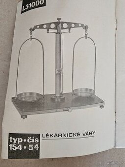 Lékarnická váha Chirana L3