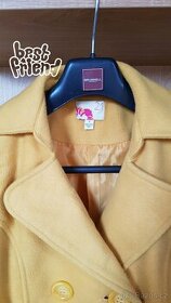Žlutý krátký flaušový kabátek, vel. S/M - 1