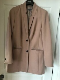 Prodám elegantní kabát zn. Montego, vel. 46, světle růžový - 1