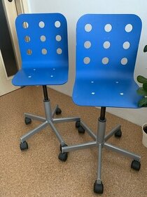 Prodám dětské židle Ikea Jules modrá
