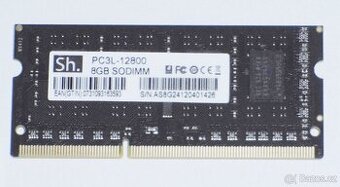 8GB DDR3L -1600 SODIMM Samsung NOVÉ v orig. obalu