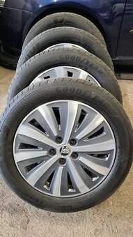 ALU kola R17 - 5x112 originál letní ŠKODA SUPERB 3