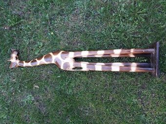 Levně prodám dekoraci z tropického dřeva-žirafa. Výška 78 cm - 1