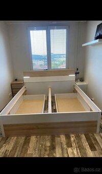 Postel 180x200 se šuplíky