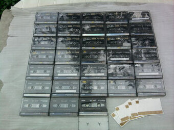 Staršie špičkové AUDIOKAZETY "TDK" METAL MA100,90,60