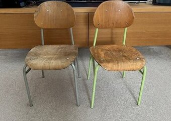 2 x stará, malá židlička