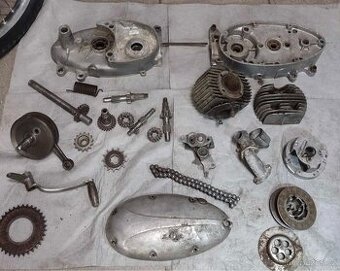 Díly motoru Jawa 50 Pionýr 20,21 mustang