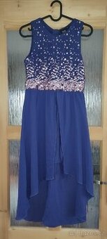 2x slavnostní šaty Bonprix vel. 164 pro dvojčata