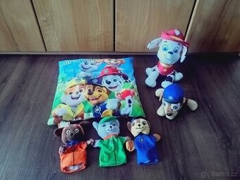 Tlaková patrola - polštář, plyšáci a maňásci