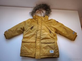 Chlapecká zimní bunda vel. 110, značka H&M, hořčicová