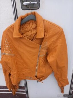 Oranžová westernová bunda - 1