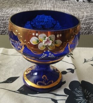 Novoborské sklo mísa