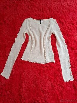 Dámské síťované tričko H&M vel. XS