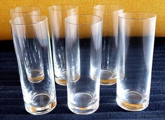 6 vysokých sklenic/ sklenice