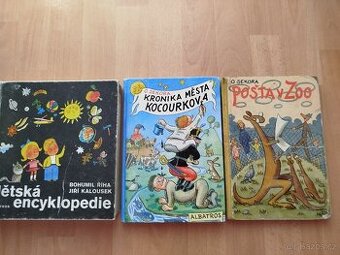 3 staré dětské knihy