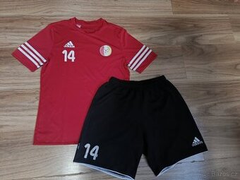 DĚTSKÝ SPORTOVNÍ DRES TRIČKO + KRAŤASY zn. ADIDAS vel. S