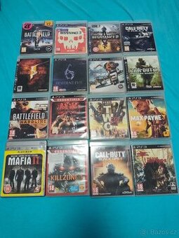 Prodám použité hry na Playstation 3 - PS3